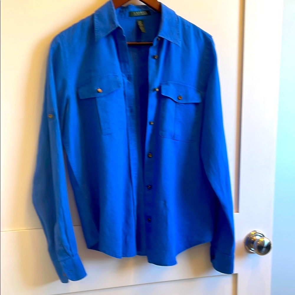 Women’s Lauren Ralph Lauren  Cobalt Blue Shirt
